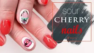 Sexy Red Nails with a Taste of Sour Cherry | Seductive Nail Art Tutorial