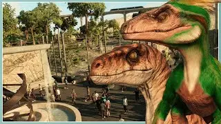 Pyroraptor & Velociraptor Habitat! | Jurassic World Evolution 2 | Desert Sandbox Park