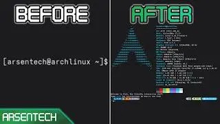 Make Your Arch Linux Terminal Look Modern! (Fish + Oh My Posh)