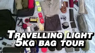 Travelling Light 5kg (11lbs) backpack tour