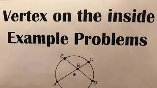 Analytic Geometry-Examples of Vertex on the inside