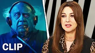 Monica Bellucci on her scene with Danny DeVito in Beetlejuice Beetlejuice