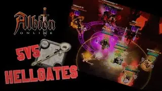 Albion Online Holy Healer POV Vol. 1 - 5V5 Hellgates / 95% Winrate / Day #1