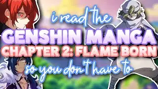 WHO IS COLLEI? IS DILUC EVIL? | GENSHIN IMPACT MANGA CHAPTER 2: FLAME BORN