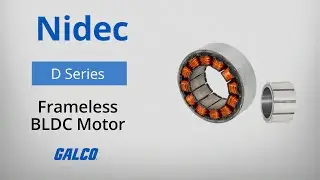 Nidec's D Series, Frameless BLDC Motors