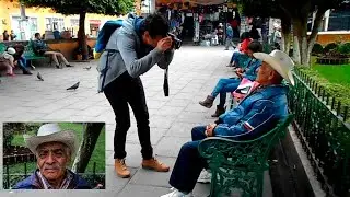 Tomando fotos a extraños