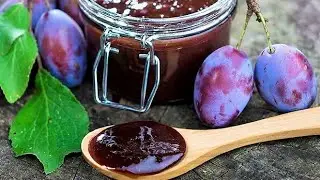 Джем из СЛИВЫ. Густой джем без желатина.Сливовый джем.