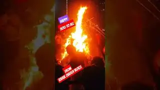 Holika Dahan | Happy Holi | Holi 2024 | Holi Vlog | #trending #Holi #shorts