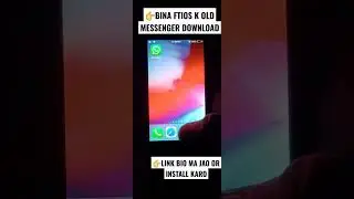 how to download old messenger iPhone 5/5s/6/6s without ftios download messenger 