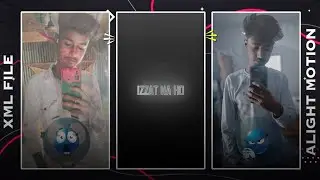 NEW ATTITUDE XML FILE || TRENDING XML FILE 🥱 || ALIGHT MOTION XML FILE || 