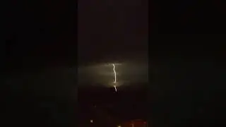 Amazing LIGHTNING STRIKE Caught On Camera!🌩⚡ #shorts