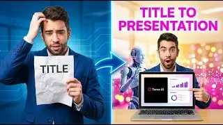 Tome AI Tool (Title to Presentation): Create Presentation in a Minute