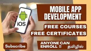 FREE MOBILE APP DEVELOPMENT COURSES WITH CERTIFICATES| FREE ANDROID APP DEVELOPMENT CERTIFICATIONS