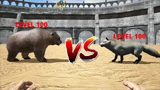 Dire Bear VS Dire Wolf | ARK Survival Evolved 2021