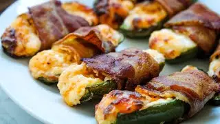 Air Fryer Bacon Jalapenos (Jalapeno Poppers) | Easy Air Fryer Recipes