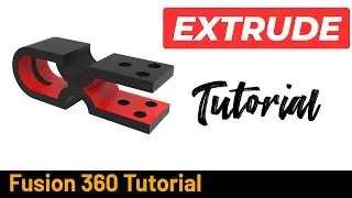 How to use Extrude in Autodesk Fusion  - Exercise 293