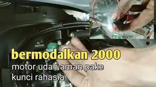 cara buat kunci rahasia di vespa matik