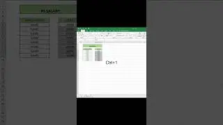 Rs Salary In Excel #excel