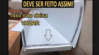 EMENDA DE CALHA, APRENDA COMO FAZER DA MANEIRA CORRETA!