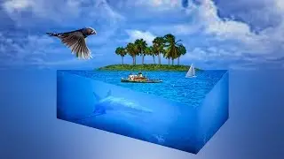 Triangle Sea Photo Manipulation And Effect Photoshop Tutorial