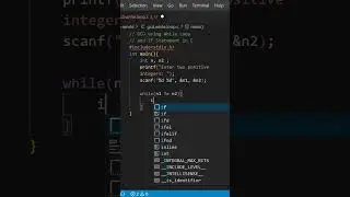 C Programming- GCD Using while loop and if Statement