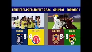 DÍA 1 - CONMEBOL PREOLÍMPICO 2024 | GRUPO A - JORNADA 1
