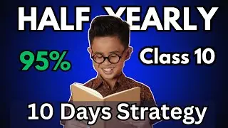 Complete syllabus in 10 days half yearly strategy 🔥 |  half yearly strategy class 10 | 2023-24