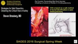 Strategies for safe dissection - Obtaining the critical view of safety