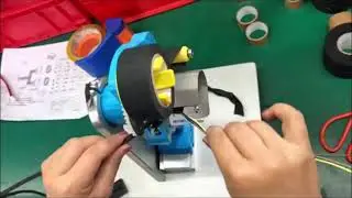 Hand-held+Desktop tape wrapping machine.