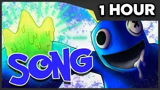 [1 HOUR] SFM BLUE - Rainbow Friends Animated Song | Rockit Music (Roblox)