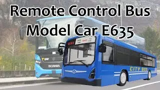 RC Bus Model Car E635 2.4GHz Remote Control 1:20