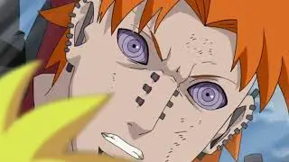 Naruto saves Jiraiya from Pain, Naruto God Mode vs The 6 Paths of Pain, complete fight, #naruto