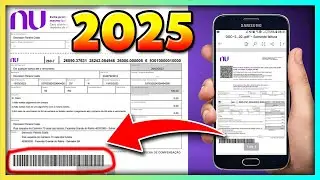 Como gerar boleto NUBANK e enviar pelo WhatsApp ou E-mail para outra pessoa pagar com cód de barra