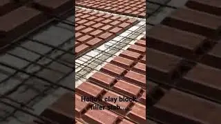 Hollow Clay Block Filler Slab, with ISMB Blocks wall ( Interlocking stabilized Mud Blocks ).