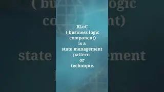 BLoC (subscribe channel for more)
