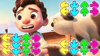 Pixar's Luca 2021 vs Cat in Friday Night Funkin