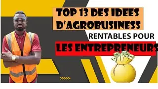 🚨TOP13 des idées AGROBUSINESS RENTABLES pour les ENTREPRENEURS