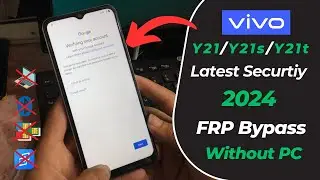 Vivo Y21 FRP Bypass New Security 2024 | Vivo Y21 (V2111) Google Account Bypass Without Pc
