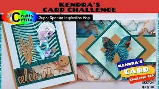 #KendrasCardChallenge16 Featuring #CraftyCritta - Foiling Without A Machine