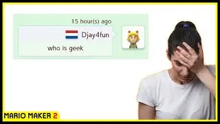I Am RETIRING Because Chat is MEAN to Me! Super Mario Maker 2