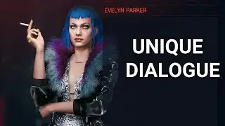 Unique dialogue with Evelyn on the phone l Cyberpunk 2077
