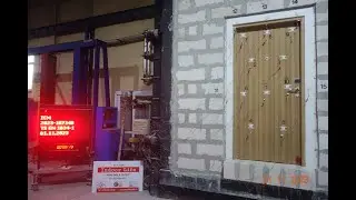 EI30-S 42 dB Ses Yalıtım Kapısı Yangın Testi