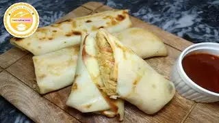 Delicious Shami Kabab Crepe Rolls At Home