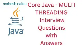 🎯 Core Java Multithreading Interview Questions With Answers | Crack Java Threads Like a Pro! 🧵⚙️