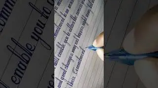 Stylish handwriting by gel pen | Clean handwriting | #handwriting #calligraphy  #youtubeshorts