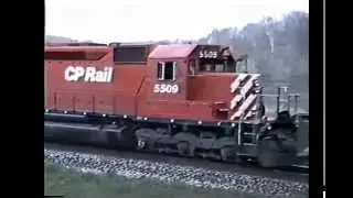 Classic CN, VIA, CP Action at Bayview - F Units, ALCOs and More - Clip 03