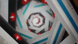 Video feedback loop - fractal video: Pretty Latices