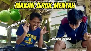 MAKAN JERUK MENTAH DI TENGAH HUTAN MATA AUTO MELEK MEREM