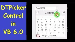 DTPicker Control in VB 6.0