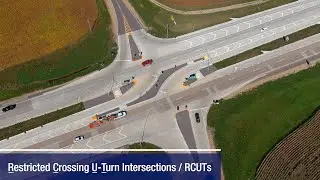 How to navigate Restricted Crossing U-Turn (RCUT) intersections